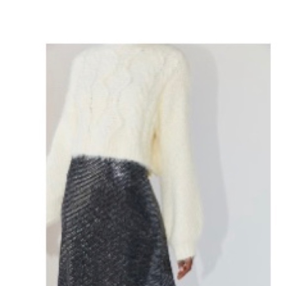 UO Regina Sparkly Metallic Midi skirt